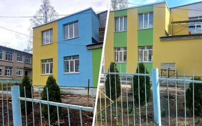 В Ульяновске перекрасили детский сад из-за жалоб на желто-синие цвета