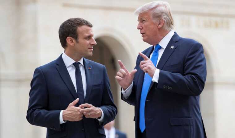 Макрон считает, что Трамп разочаровался в заявлениях Путина о мире