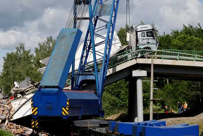 За 10 дней до подрыва мост в Брянской области уже был частично перекрыт
