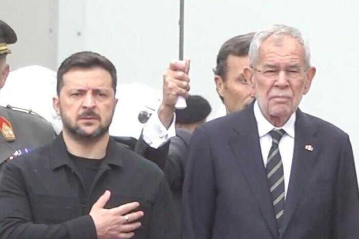 Зеленский провёл встречу с президентом Австрии в Вене