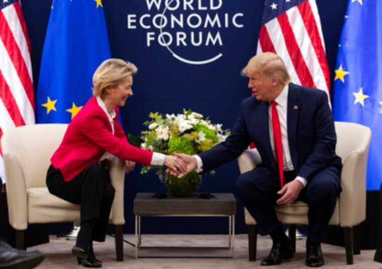 Брюссель и Вашингтон обсуждают тарифы перед встречей Трампа и фон дер Ляйен